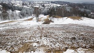 Ant Liepkalnio kalno tvarkomas žiemos centras.