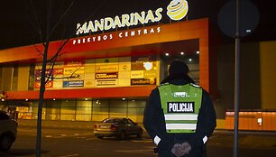 Vilniuje evakuotas prekybos centras &bdquo;Mandarinas&ldquo;