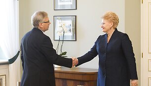 Dalia Grybauskaitė ir Rimantas &Scaron;adžis
