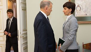 Prezidentė susitiko su Vyteniu Andriukaičiu
