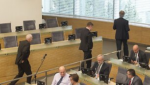 Per apkaltą - &bdquo;Drąsos kelio&ldquo; atstovų protestas