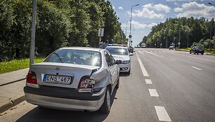 &bdquo;Audi&ldquo; ir &bdquo;Toyota&ldquo; avarija 