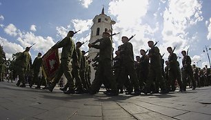 Kariuomenės vado prisaikdinimo ceremonija.