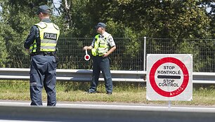 Transporto patikros prie sostinės