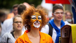 Vilniaus Universiteto (VU) studentai griausmingai paminėjo mokslo metų pradžią.