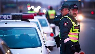 Vilniaus kelių policijos reidas
