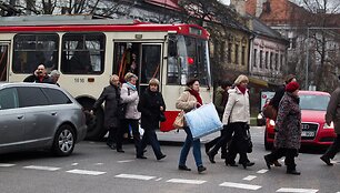 Troleibuso ir &bdquo;Audi&ldquo; avarija Vilniuje