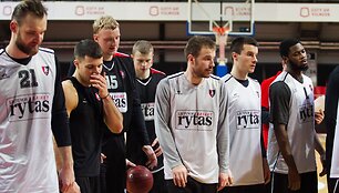 Atvira Vilniaus &bdquo;Lietuvos ryto&ldquo; ekipos treniruotė prie&scaron; rungtynes su Volgogrado &bdquo;Krasnyj Oktiabr&ldquo; klubu