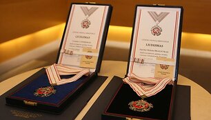  &bdquo;Tūkstantmečio žvaigždžių&ldquo; apdovanojimų akimirka 
