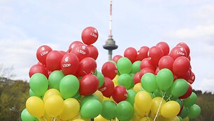 Gegužės 1-osios &scaron;ventė socialdemokratų suvažiavime