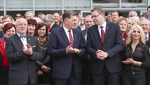 Juozas Olekas, Algirdas Butkevičius ir Justas Pankauskas