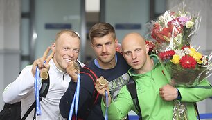 Ignas Navakauskas, Edvinas Ramanauskas ir Aurimas Lankas