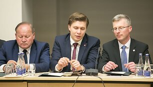 Mindaugas Sinkevičius (centre), Skirmantas Mockevičius (de&scaron;inėje)