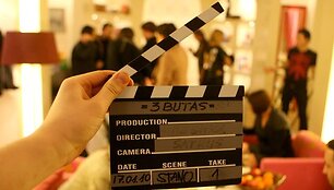 Laidos ,,3-ias butas" filmavimo akimirka