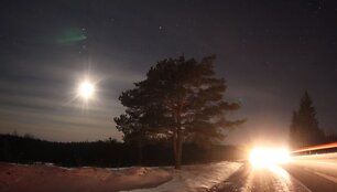 Naktinio pasivažinėjimo akimirka