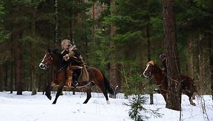 Pirmosios filmo &bdquo;Tadas Blinda&ldquo; filmavimo akimirkos