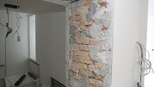 Vyriausybės vadovo rezidencijoje Turni&scaron;kėse darbuojasi statybininkai