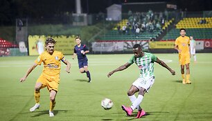 Lietuvos futbolo A lygos 28-ojo turo rungtynės Vilniuje tarp vietos &bdquo;Žalgirio&ldquo; ir &bdquo;Trakų&ldquo;.