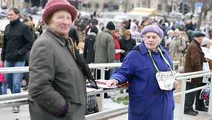 Protesto akcija Verbų sekmadienį