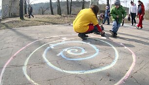 &bdquo;Verbų &scaron;e&scaron;tadienio&ldquo; akimirka