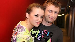 Muzikinio projekto &bdquo;Žvaigždžių duetai&ldquo; akimirka