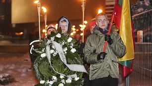 Eisena Sausio 13-osios aukoms pagerbti