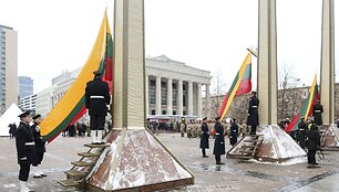 Valstybės vėliavos pakėlimo ceremonija