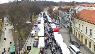 Kaziuko mugės &scaron;urmulys - i&scaron; pauk&scaron;čio skrydžio