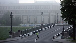 Vilnių apsupęs rūkas