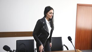 Sandros Chlevickaitės bylos nagrinėjimas teisme Vilniuje