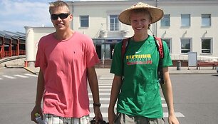 Broliai Saulius ir Mindaugas Kuzminskai