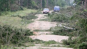 Audros padariniai Trakų ir Alytaus rajonuose