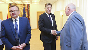 Vydas Gedvilas, Algirdas Butkevičius ir Valentinas Mazuronis