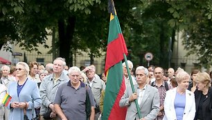 Piliečių santalka ir M.K.Čiurlionio kultūros ir paveldo fondas pirmadienį surengė V.Pociūno žūties minėjimą.