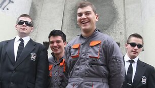 Klipo filmavimo akimirka