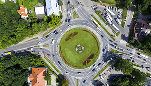 Naujai paženklinta žiedinė sankryža