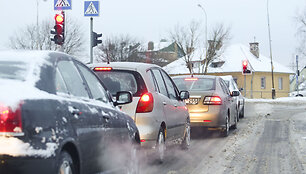 Vilniuje &ndash; sudėtingos eismo sąlygos