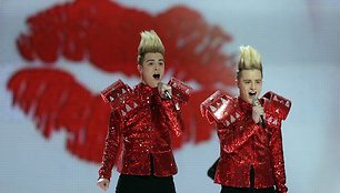 Airijos atstovai Jedward