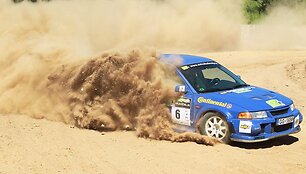 Žurnalistų ralio &bdquo;Lietuva 2011&ldquo; akimirka