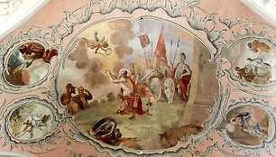 Suniokota &Scaron;v.Jurgio bažnyčios sienų tapyba tapo paveldosaugininko Rimanto Bitino atleidimo priežastimi.