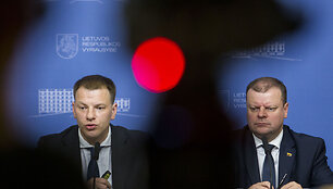 Vilius &Scaron;apoka ir Saulius Skvernelis