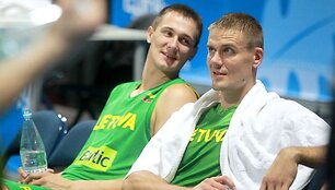 Treniruotės akimirka
