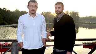 Jonas Mačiulis ir Linas Kleiza