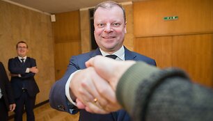 Žiniasklaidos prie&scaron;piečiai su Sauliumi Skverneliu