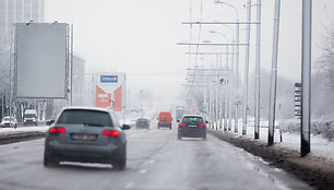 Sniego i&scaron;balintas Vilnius i&scaron; pauk&scaron;čio skrydžio