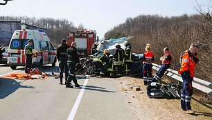 Avarija Vilniuje, Galvės gatvėje