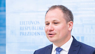 Prezidentė Dalia Grybauskaitė susitiko su kandidatu į ŽUM ministrus Giedriu Surpliu
