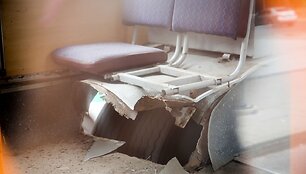 Vilniuje sprogus troleibuso padangai sužeisti keturi žmonės