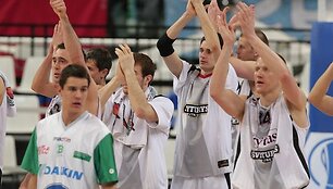 Vilniečiai dėkoja sirgaliams už palaikymą