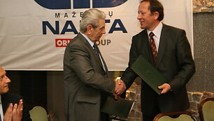 V.Garastas ir M.Mroczkowskis pasira&scaron;ė bendradarbiavimo sutartį